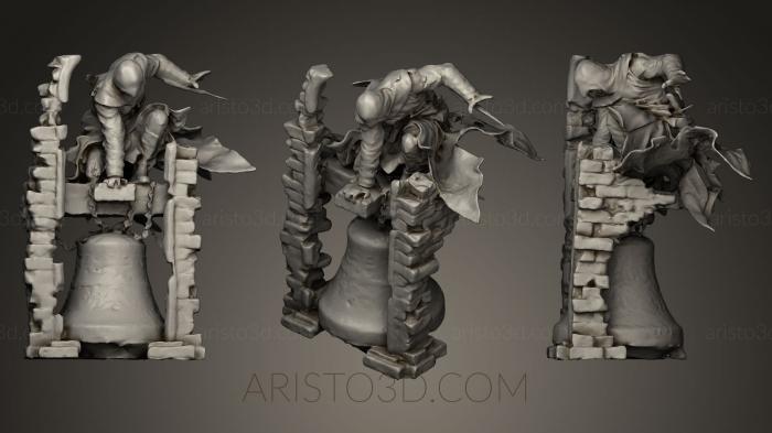 Figurines heroes, monsters and demons (STKM_0105) 3D model for CNC machine